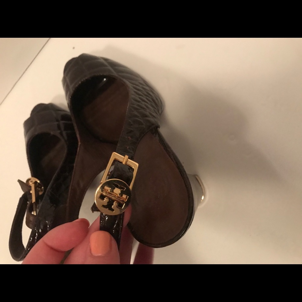 Tory Burch Python Style Sling Back Pump - image 8